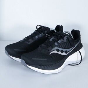Saucony Hurricane 24 Womens 12 Black Blue White Running Walking Shoes Sneakers